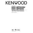 Cover page of KENWOOD KDC-MP6039 Owner's Manual