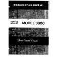 Cover page of MARANTZ 3800 Service Manual