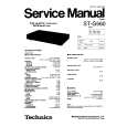 Cover page of TECHNICS STG560 Service Manual