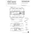 Cover page of KENWOOD KAC-6202 Service Manual