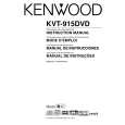 Cover page of KENWOOD KVT-915DVD Owner's Manual