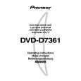 Cover page of PIONEER DVD-D7361 Owner's Manual