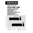 Cover page of DENON DCD595 Owner's Manual