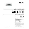 Cover page of TEAC AG-L800 Service Manual