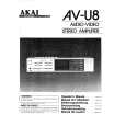 Cover page of AKAI AV-U8 Owner's Manual