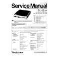 Cover page of TECHNICS SLJ2 Service Manual