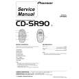 Cover page of PIONEER CD-SR90/E Service Manual