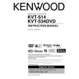 Cover page of KENWOOD KVT-514 Owner's Manual