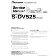 Cover page of PIONEER S-DV525/XTW/EW Service Manual