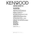 Cover page of KENWOOD DEM-9991D Owner's Manual