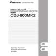 Cover page of PIONEER CDJ-800MK2/RLFXJ Owner's Manual