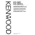 Cover page of KENWOOD KD36R/RCL Owner's Manual