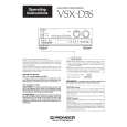 Cover page of PIONEER VSX-D3S/KU/CA Owner's Manual