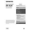 Cover page of ONKYO DS-A2X Owner's Manual