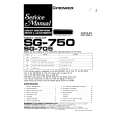 Cover page of PIONEER SG750 Service Manual