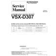 Cover page of PIONEER VSX-D307/SDXJI Service Manual
