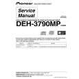 Cover page of PIONEER DEH-3790MP Service Manual