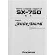 Cover page of PIONEER SX-750 Service Manual