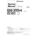 Cover page of PIONEER GM-X554/XR/ES Service Manual