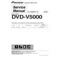 Cover page of PIONEER DVDV5000 Service Manual