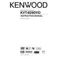 Cover page of KENWOOD KVT-829DVD Owner's Manual