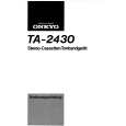 Cover page of ONKYO TA2430 Owner's Manual