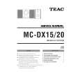 Cover page of TEAC MC-DX15 Service Manual
