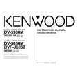 Cover page of KENWOOD DV-5050M Owner's Manual