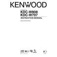 Cover page of KENWOOD KDC-W707 Owner's Manual