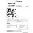 Cover page of PIONEER DV-37/KU/CA Service Manual