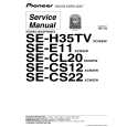 Cover page of PIONEER SE-H35TV/XCN/EW Service Manual