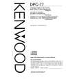 Cover page of KENWOOD DPC-77 Owner's Manual