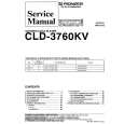 Cover page of PIONEER CLD3760KV Service Manual