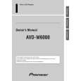 Cover page of PIONEER AVD-W6000 Service Manual