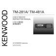 Cover page of KENWOOD TM-481A Owner's Manual