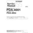 Cover page of PIONEER PDA-4001/WL Service Manual
