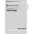 Cover page of PIONEER DEH-P2580/XBR/ES Owner's Manual