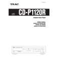 Cover page of TEAC CDP1120R Owner's Manual