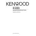Cover page of KENWOOD R-V251 Owner's Manual