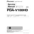 Cover page of PIONEER PDA-V100HD/WYV5 Service Manual