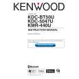 Cover page of KENWOOD KDC-5047U Owner's Manual