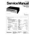 Cover page of TECHNICS SA818 Service Manual