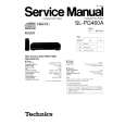 Cover page of TECHNICS SLPG460A Service Manual
