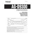 Cover page of TEAC AGD9300 Owner's Manual