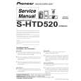 Cover page of PIONEER S-HTD520/XTW/UC Service Manual