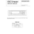 Cover page of KENWOOD KRC579B Service Manual