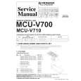 Cover page of PIONEER MCU-V710/Z Service Manual