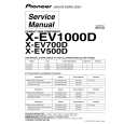 Cover page of PIONEER X-EV1000D/DLXJ/NC Service Manual