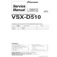 Cover page of PIONEER VSX-D510/MVXJI Service Manual