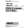 Cover page of PIONEER PRS-D1000M/XU/ES Service Manual
